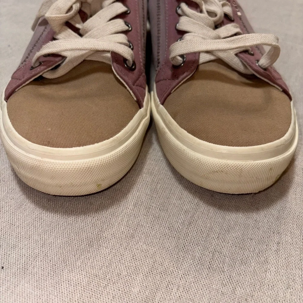 Taos Plim Soul Mauve Tan Canvas Low Top Sneakers Womens 7.5‎ - Picture 7 of 8
